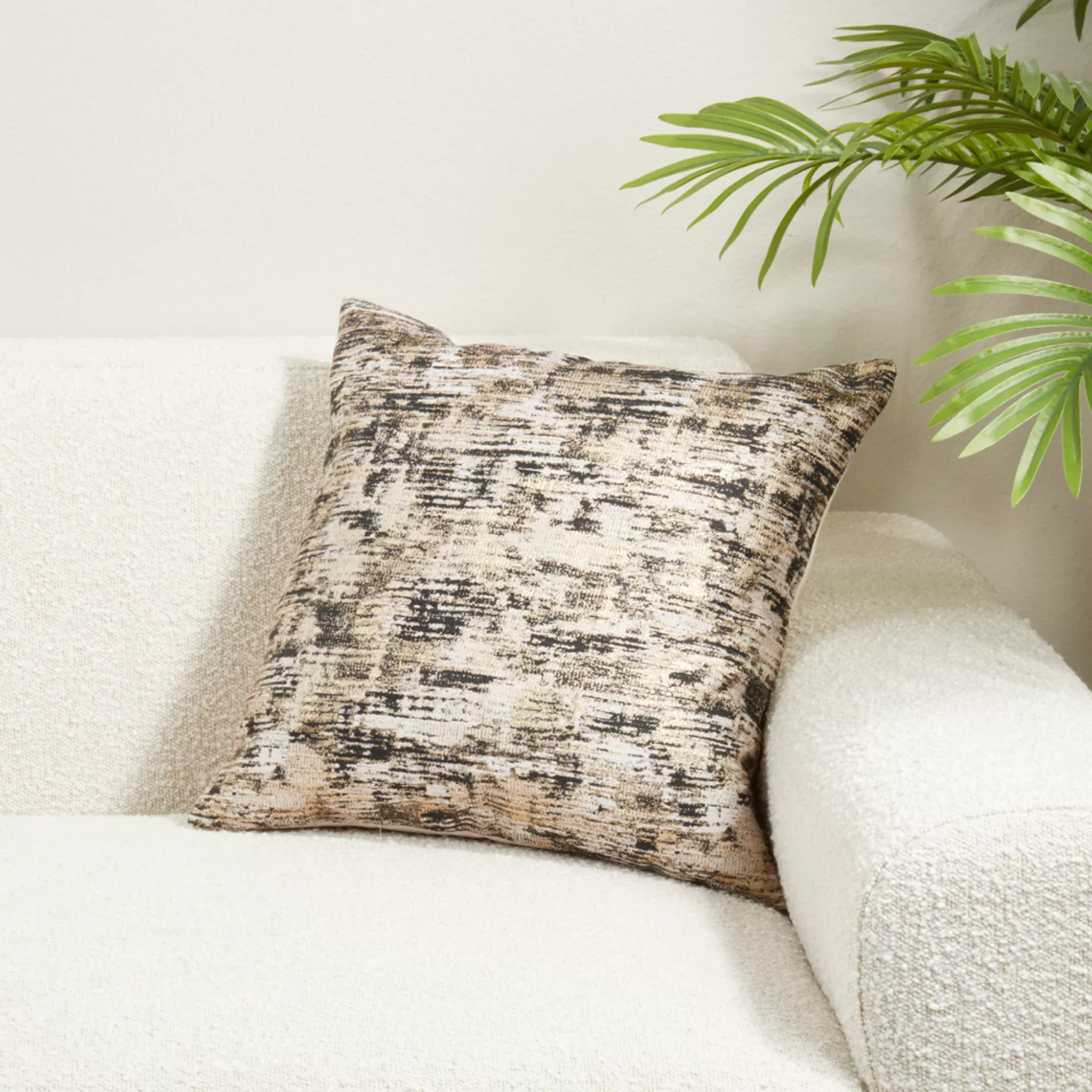Abstract Textured Jacquard Pillow