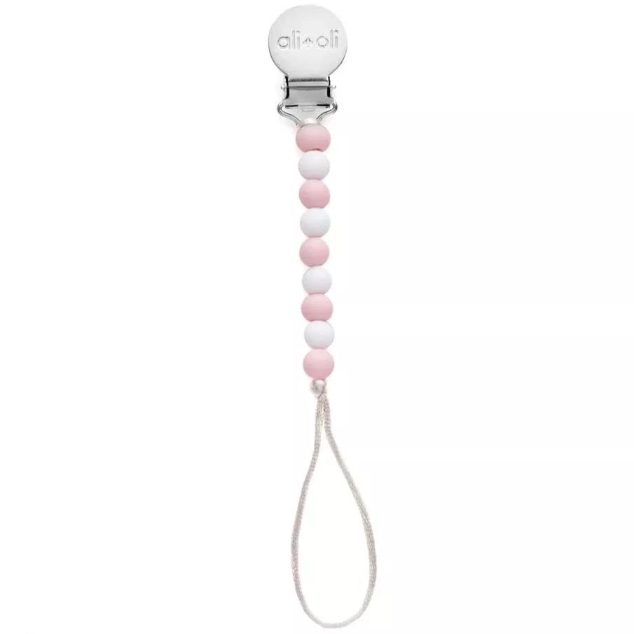 Ali + Oli Beaded Silicone Pacifier Clip