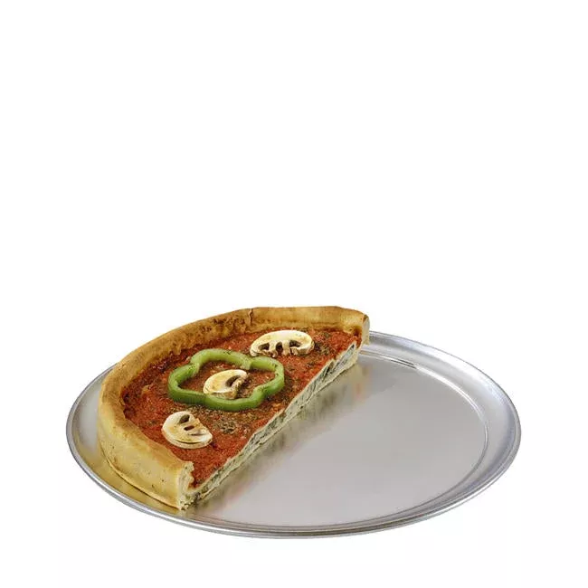 American Metalcraft 11 Inch 18 Gauge Aluminum Wide Rim Solid Pizza Pan