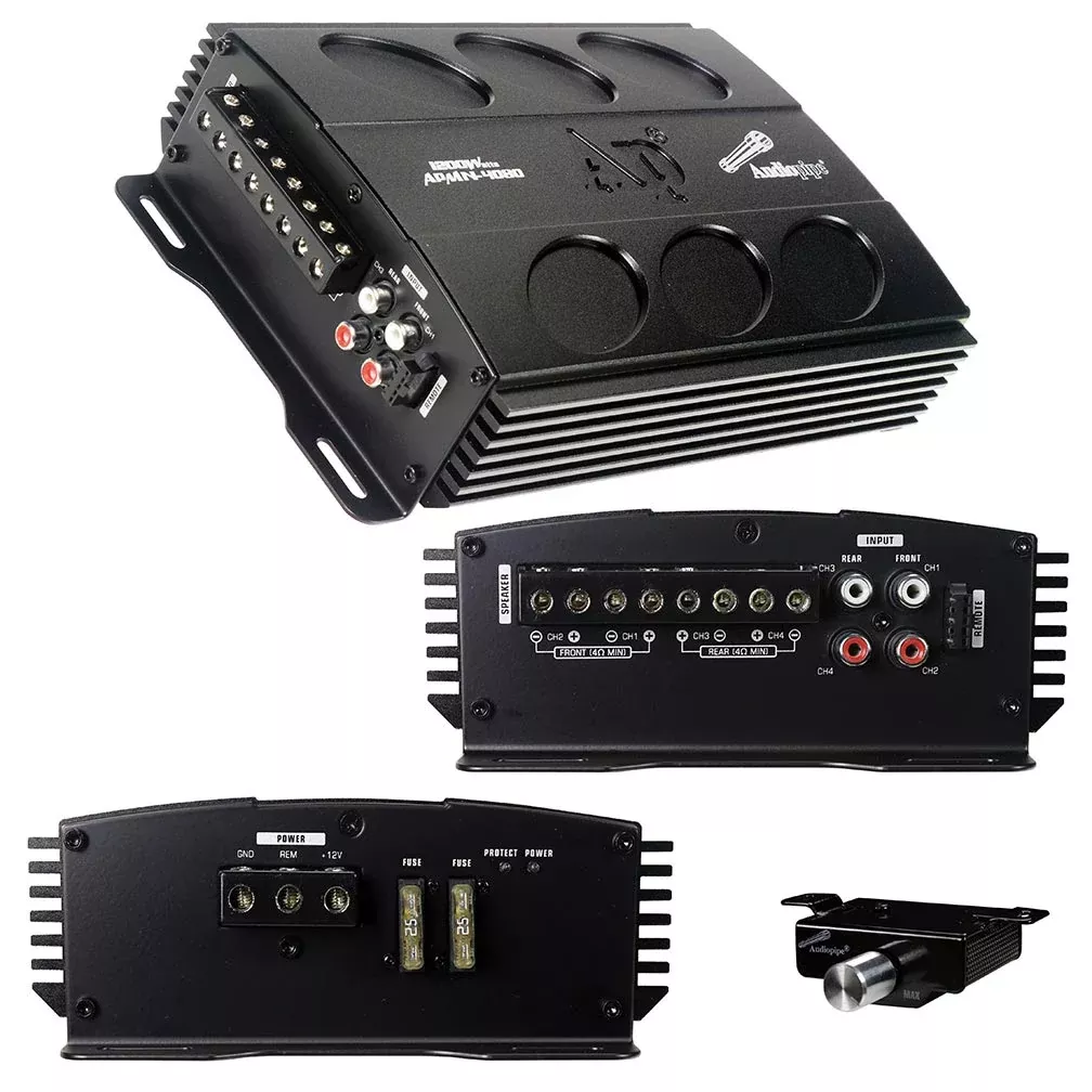 Audiopipe APMN4080 4CH 1200W Amplifier