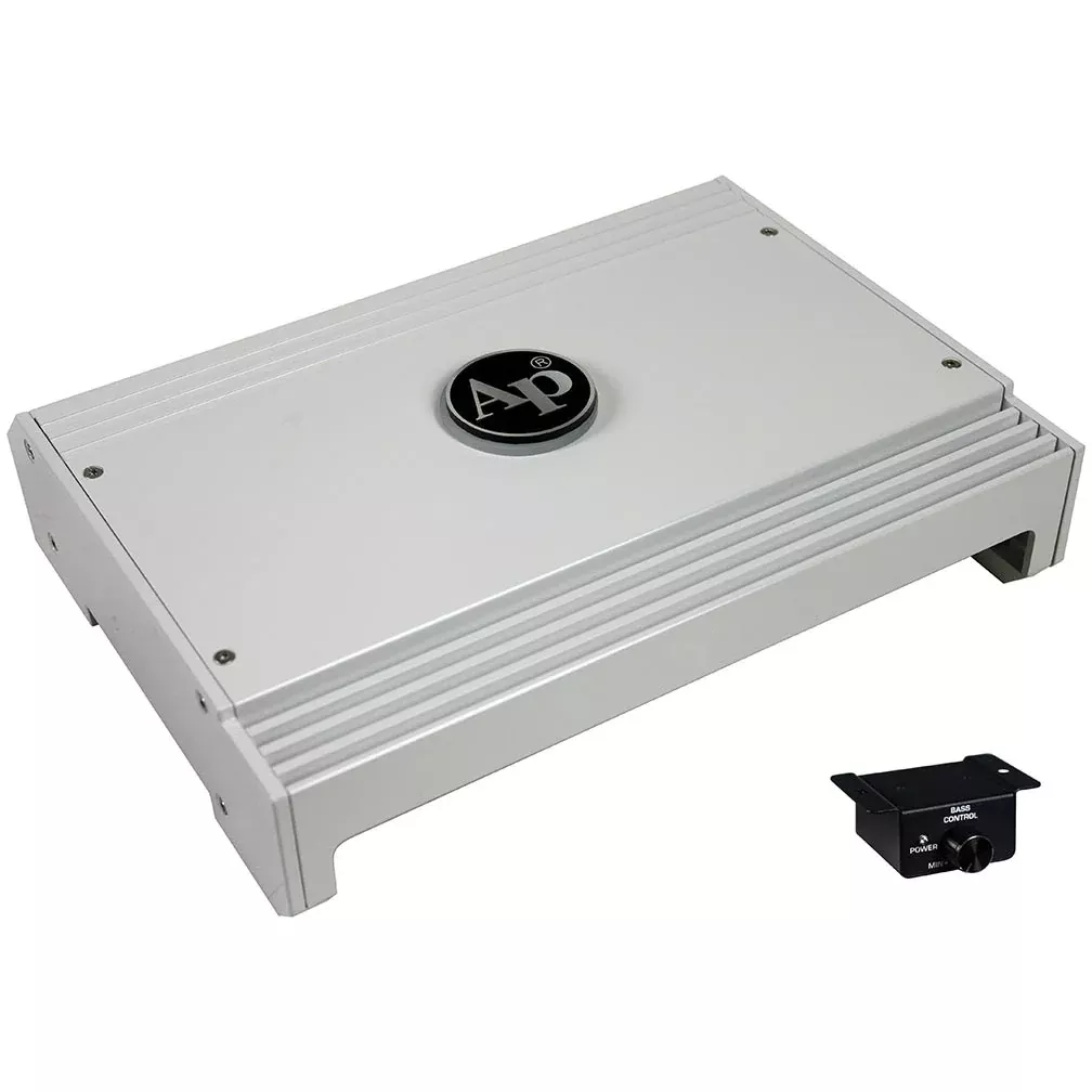 Audiopipe Marine 1 ohm Mono Block Amplifier 1000 Watts RMS w/Remote Bass Knob