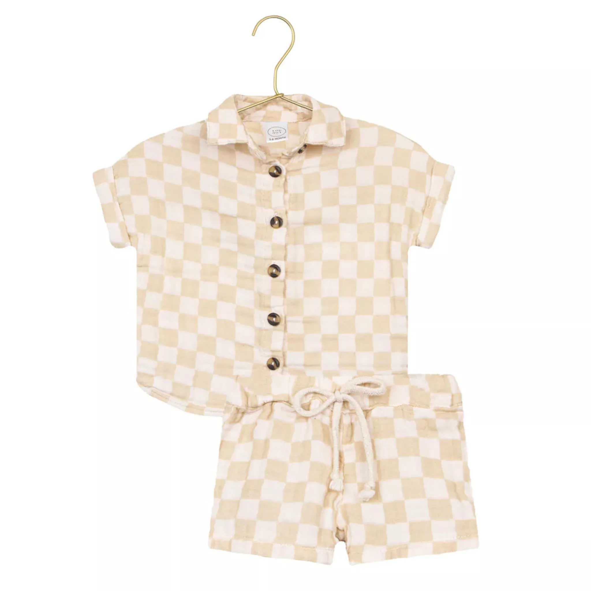 Austin Cloud Muslin Shirt & Short Set