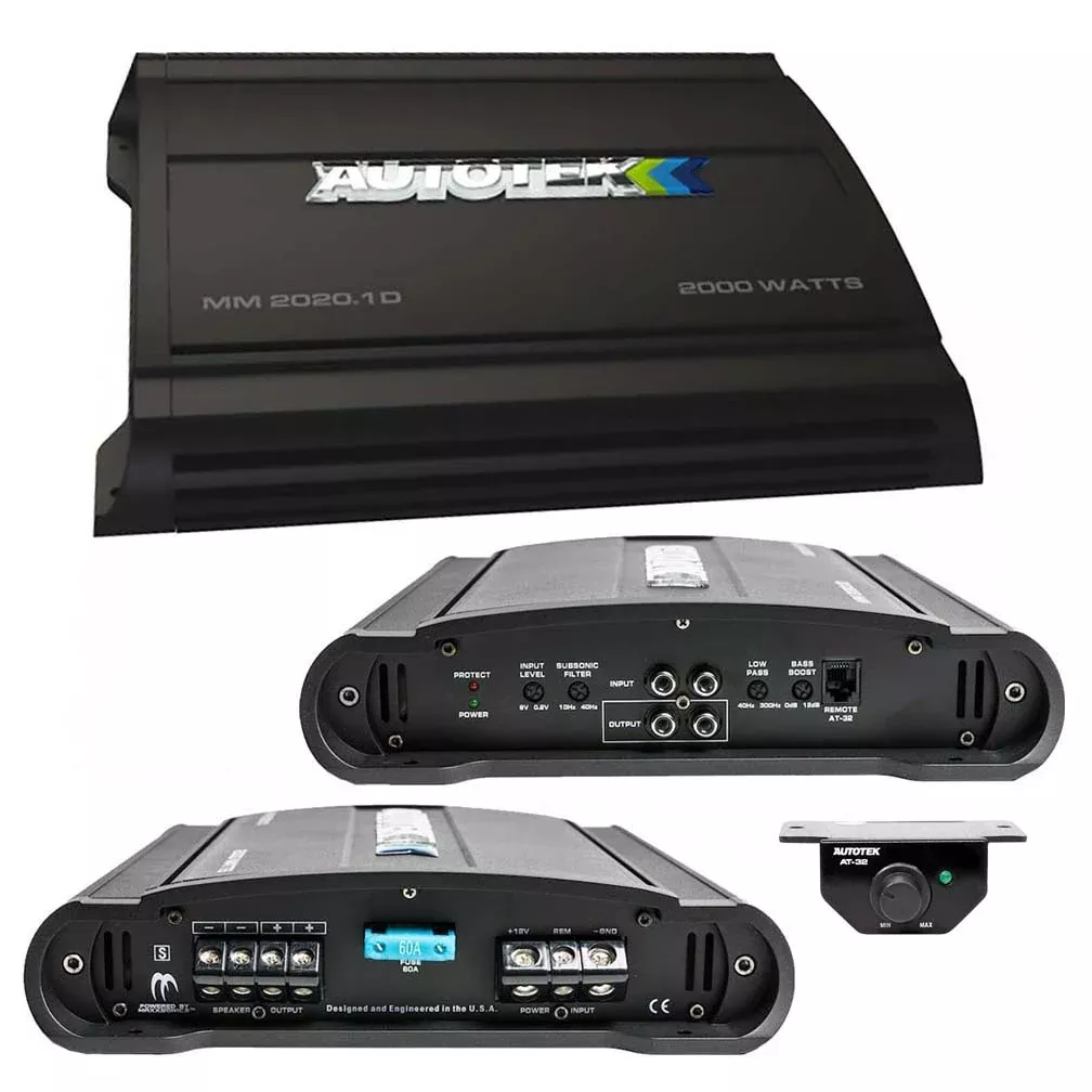 Autotek Mean Machine Amplifier 2000 WattsClass D