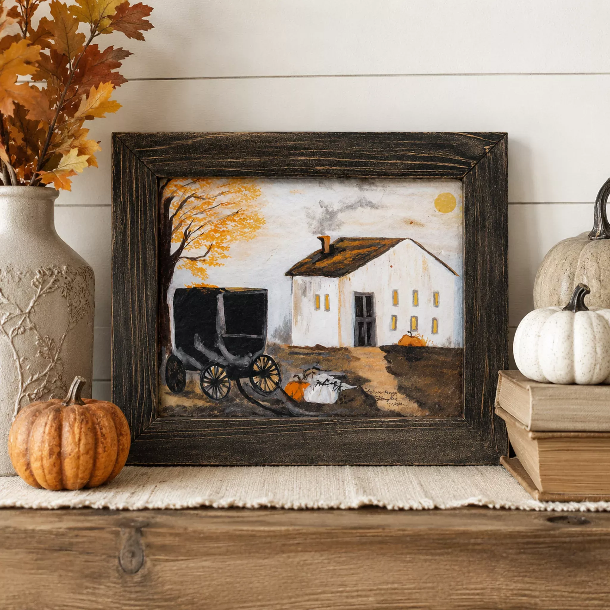 Autumn Buggy Framed Print