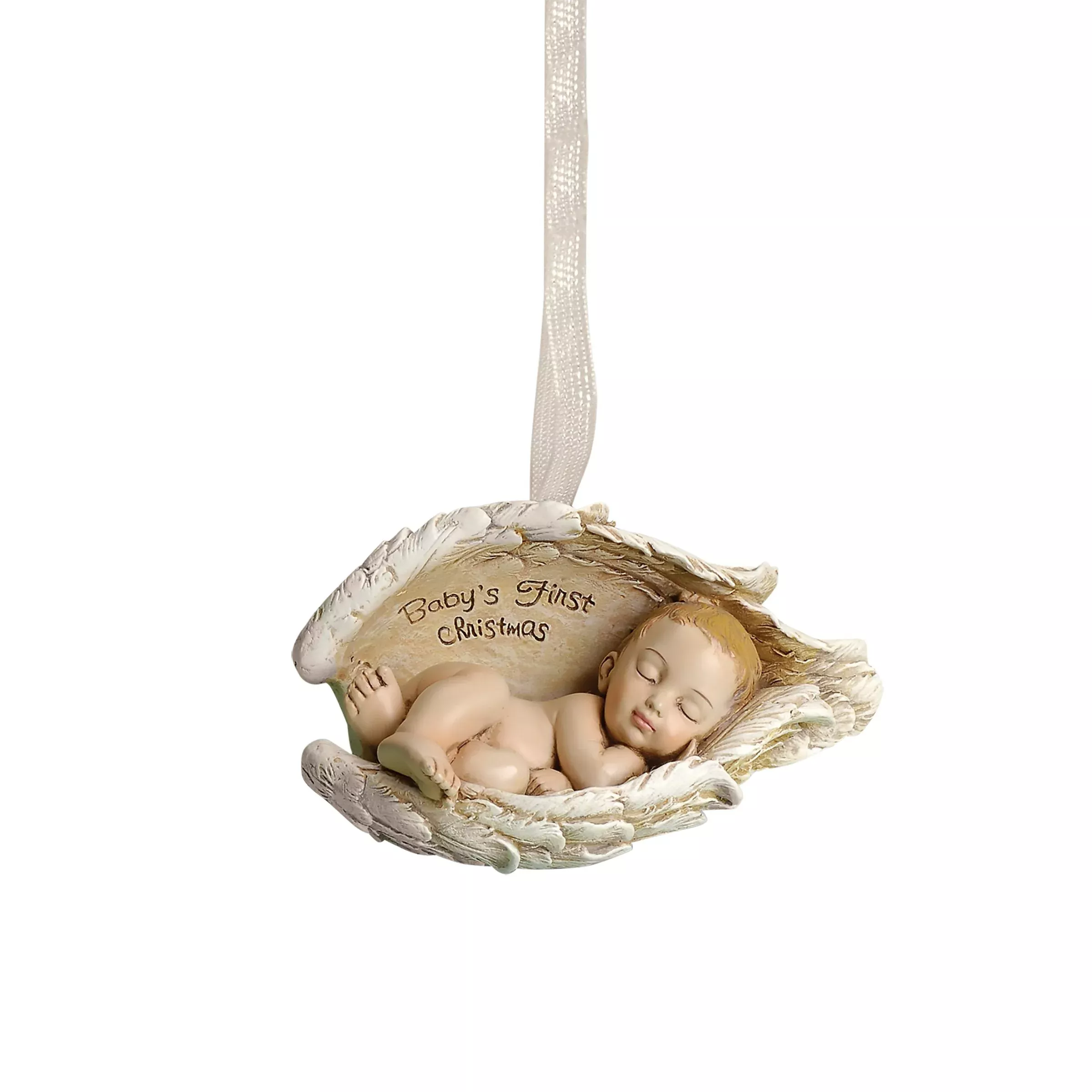 Babys First Christmas Wings Ornament
