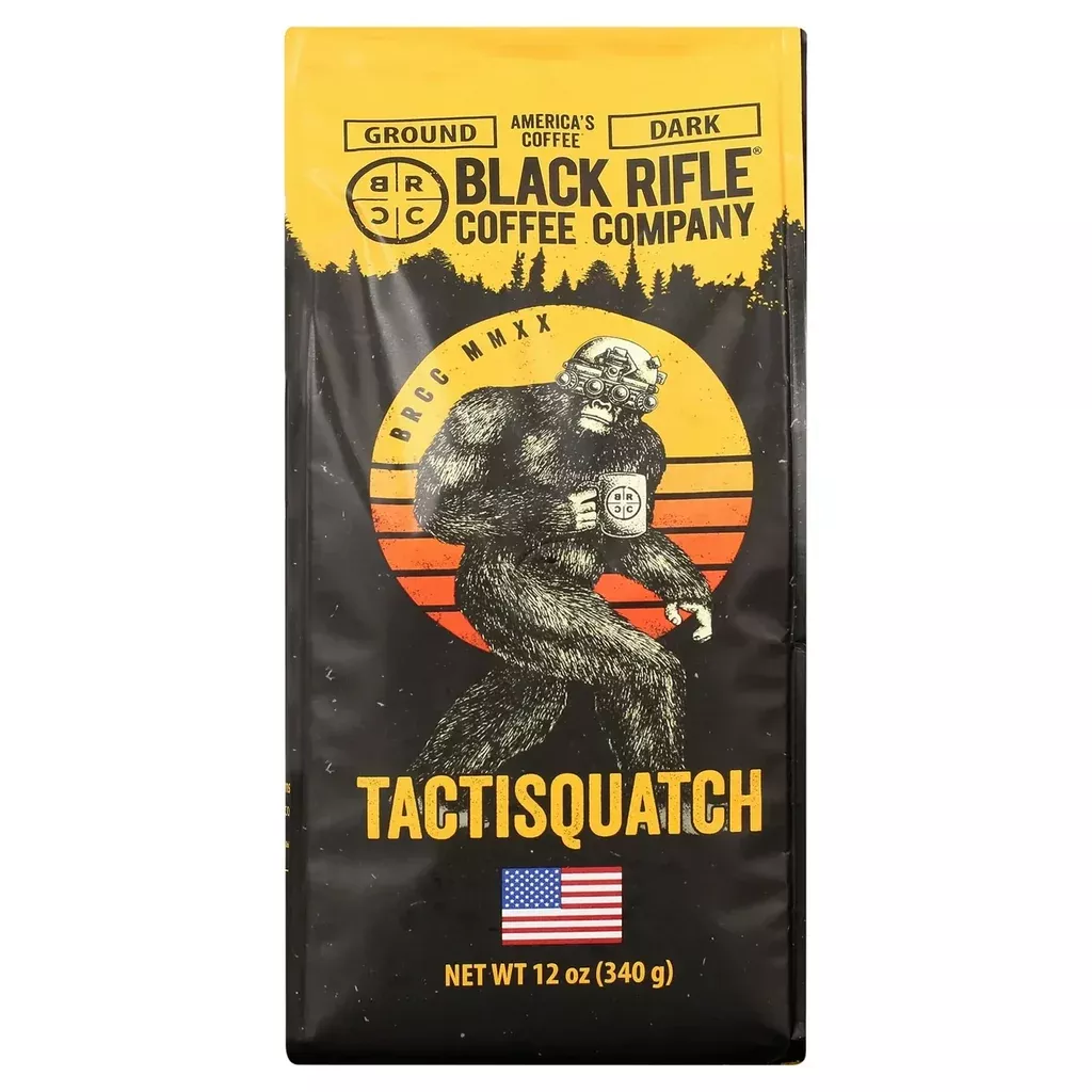 Black Rifle Coffee Tactisquatch, Dark Roast, Ground Coffee,12 oz