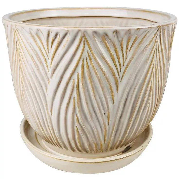 Border Concepts Ceramic Ferncliff Planter - 5.5"