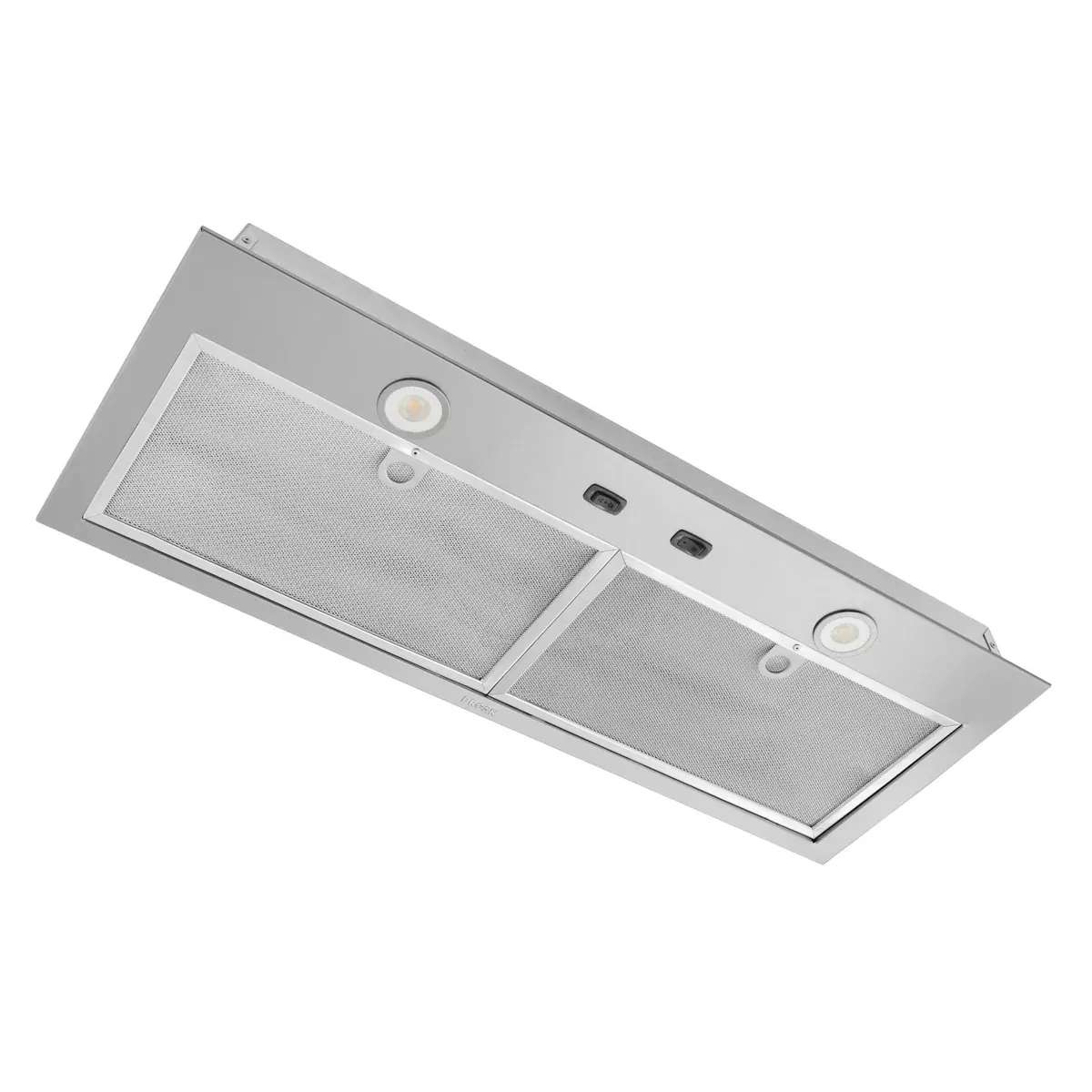Broan-NuTone 30-inch Custom Built-In Power Pack Range Hood Insert with 2-Speed Exhaust Fan and Light, 300 Max Blower CFM, Stainless Steel