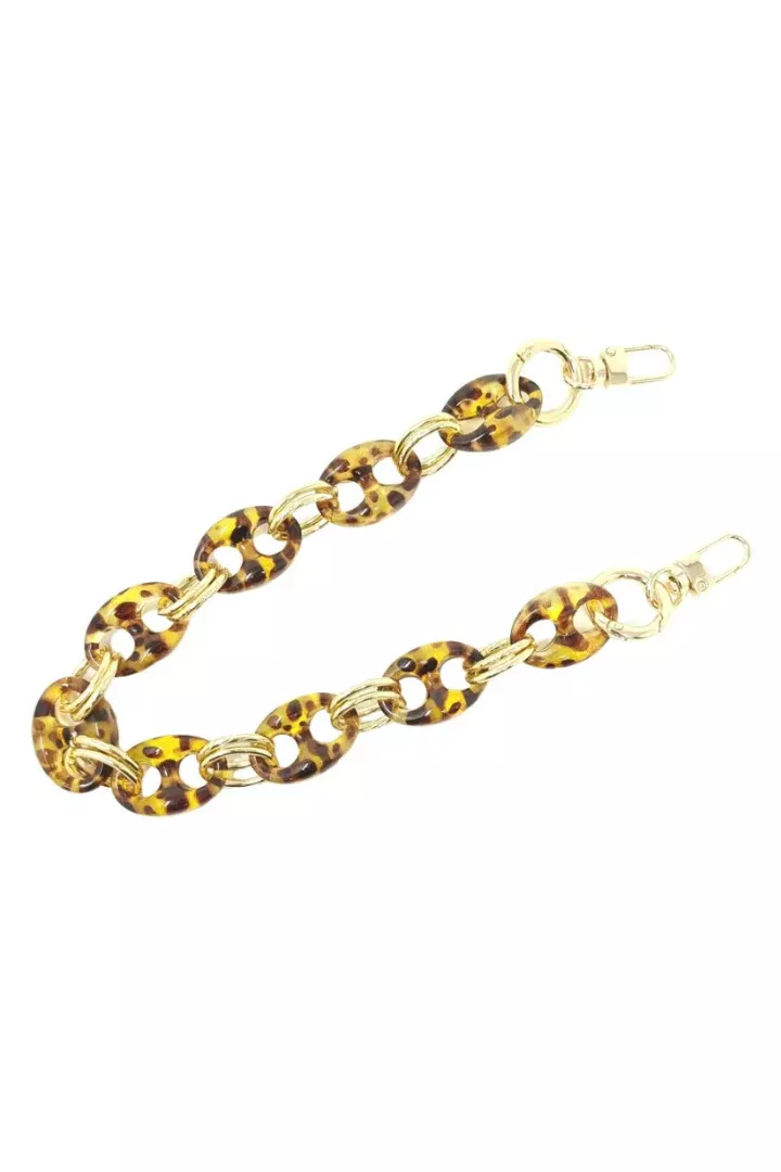 Brown Short Chain Strap