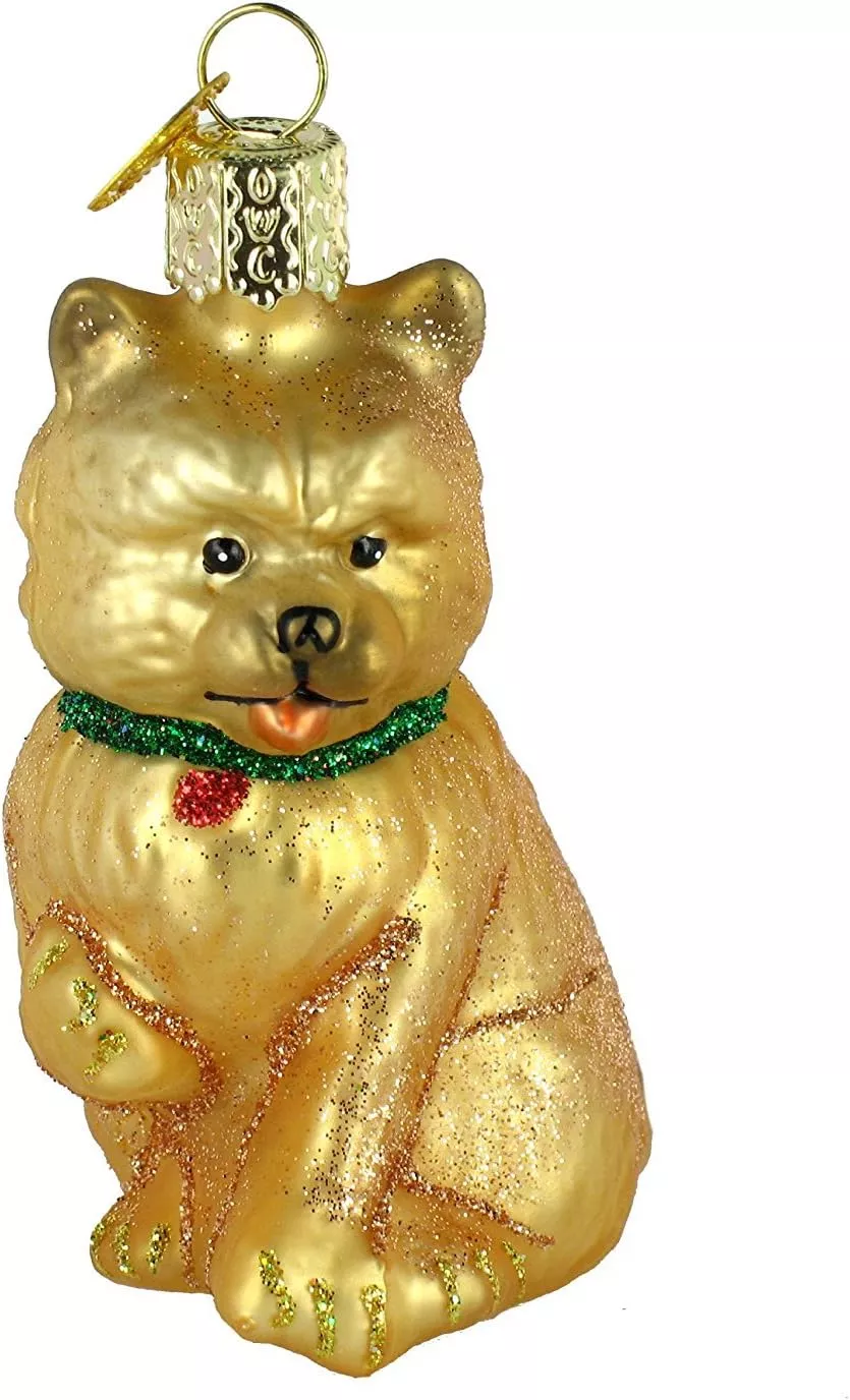 Cairn Terrier Glass Ornament