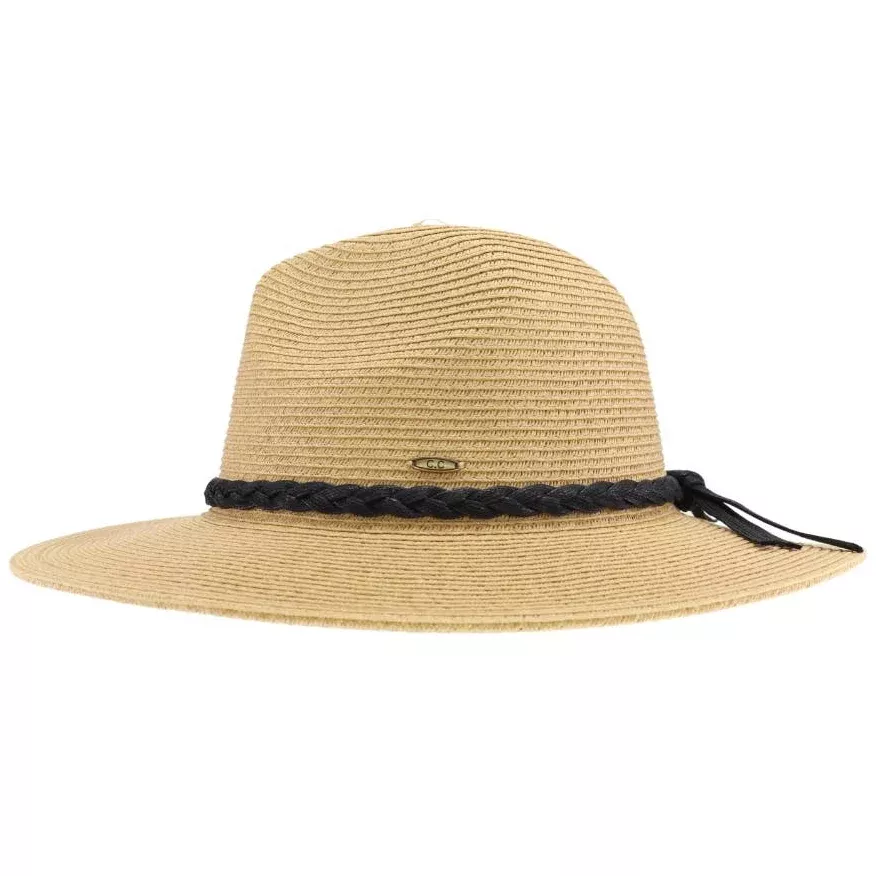 CC Braided Cord Accent Sun Hat