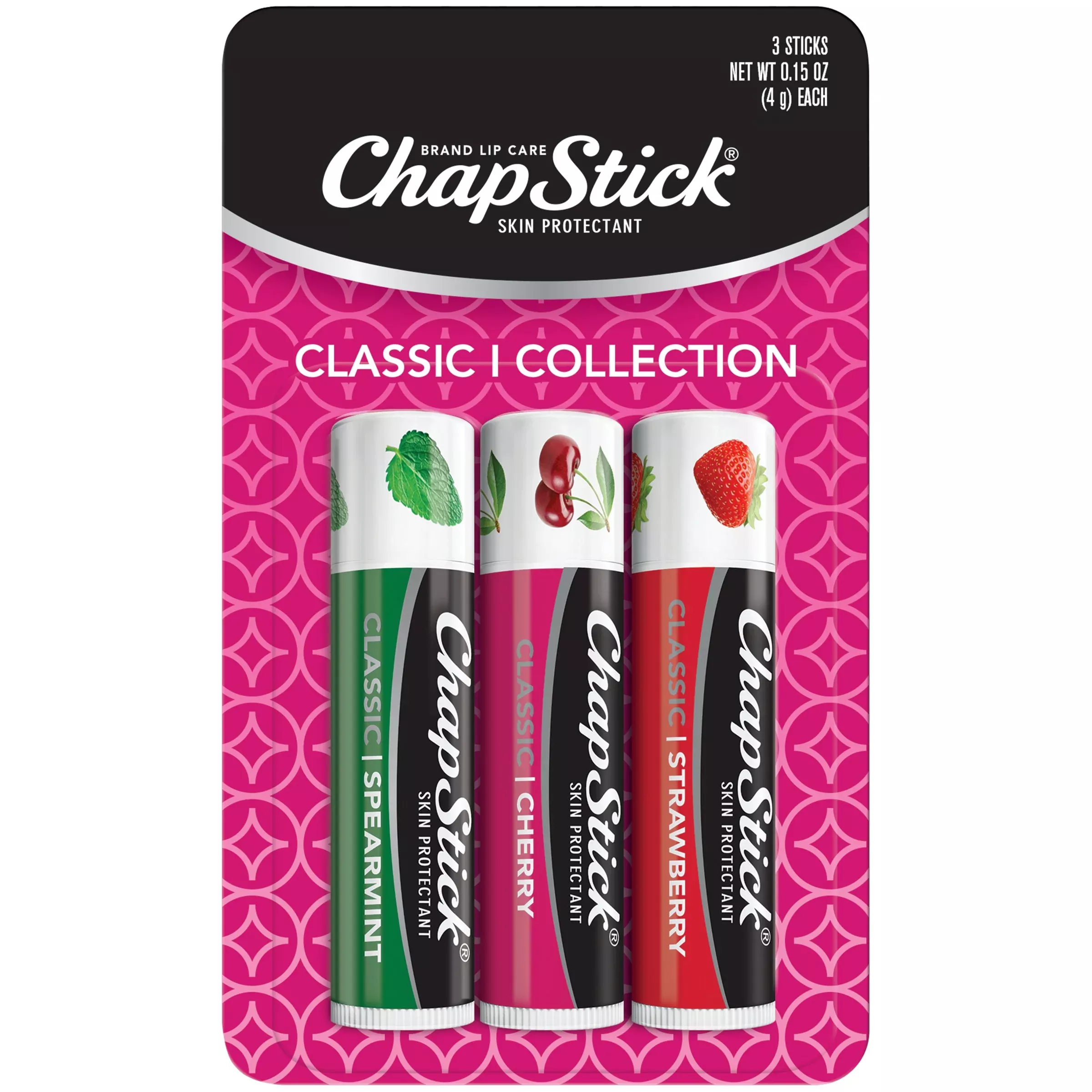 Chapstick Cherry Strawberry Spearmint Tray