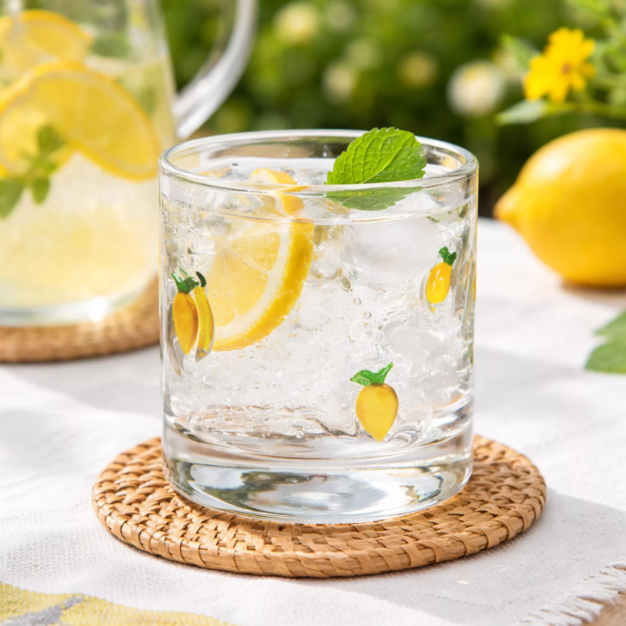 Cheerful Lemon Hand Blown Glass