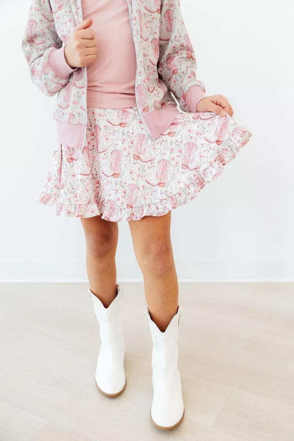 Country Girl Ruffle Twirl Skort