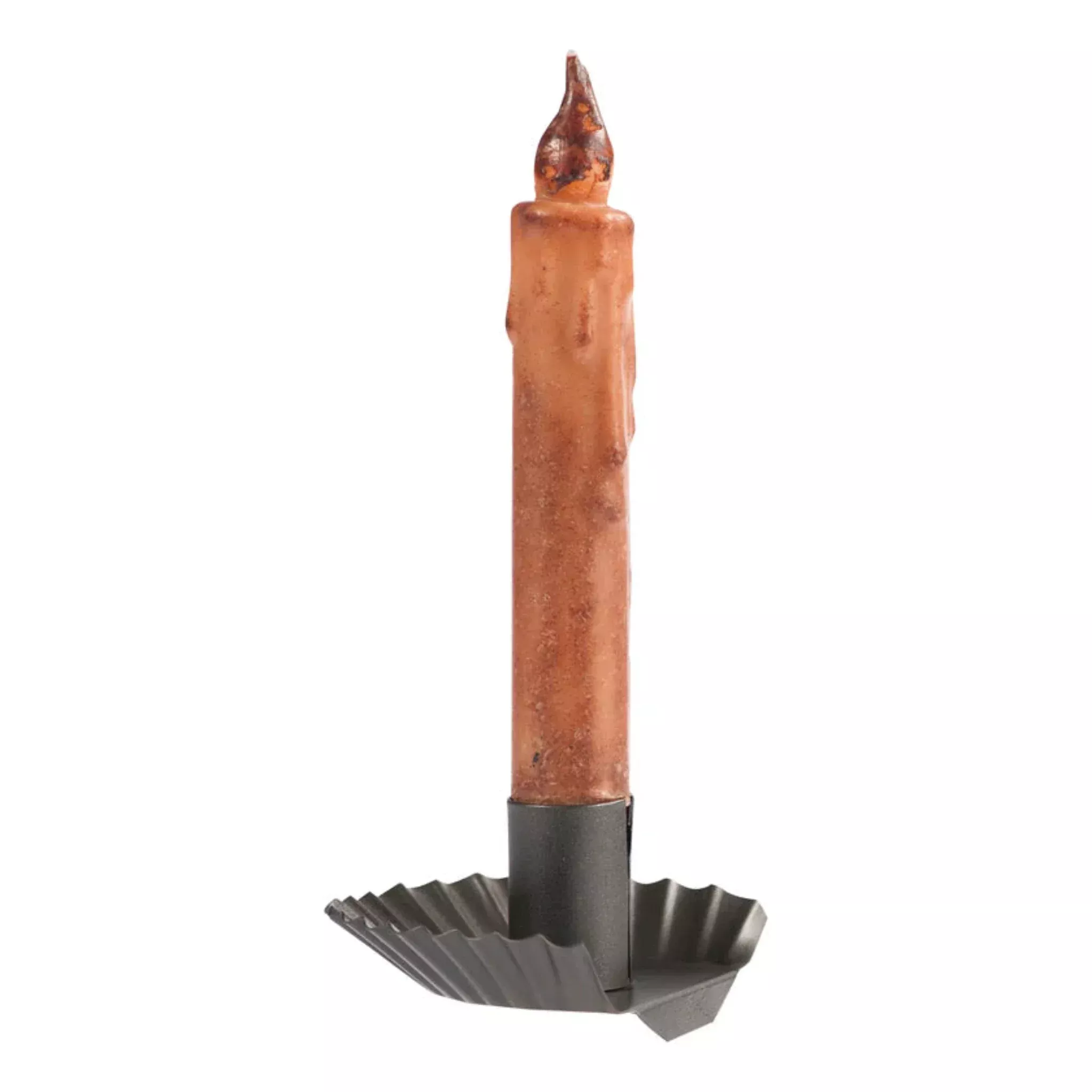 Crimped Window Candle Holder