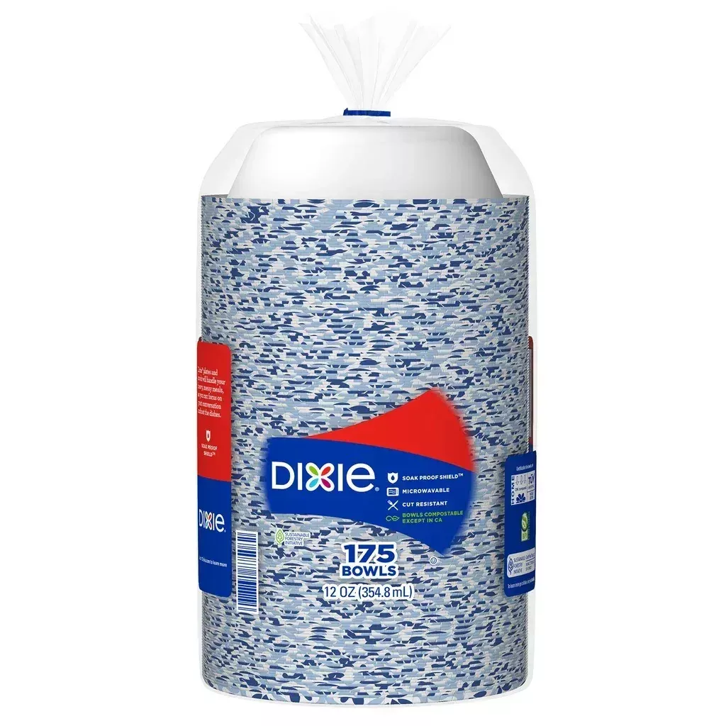 Dixie 12 oz Paper Bowl, 175-count