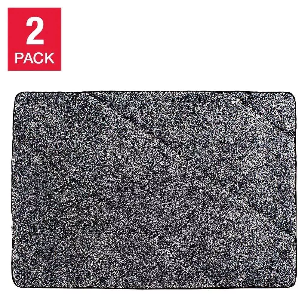 Eurow Trek N' Clean Microfiber Floor Mat, 2-pack