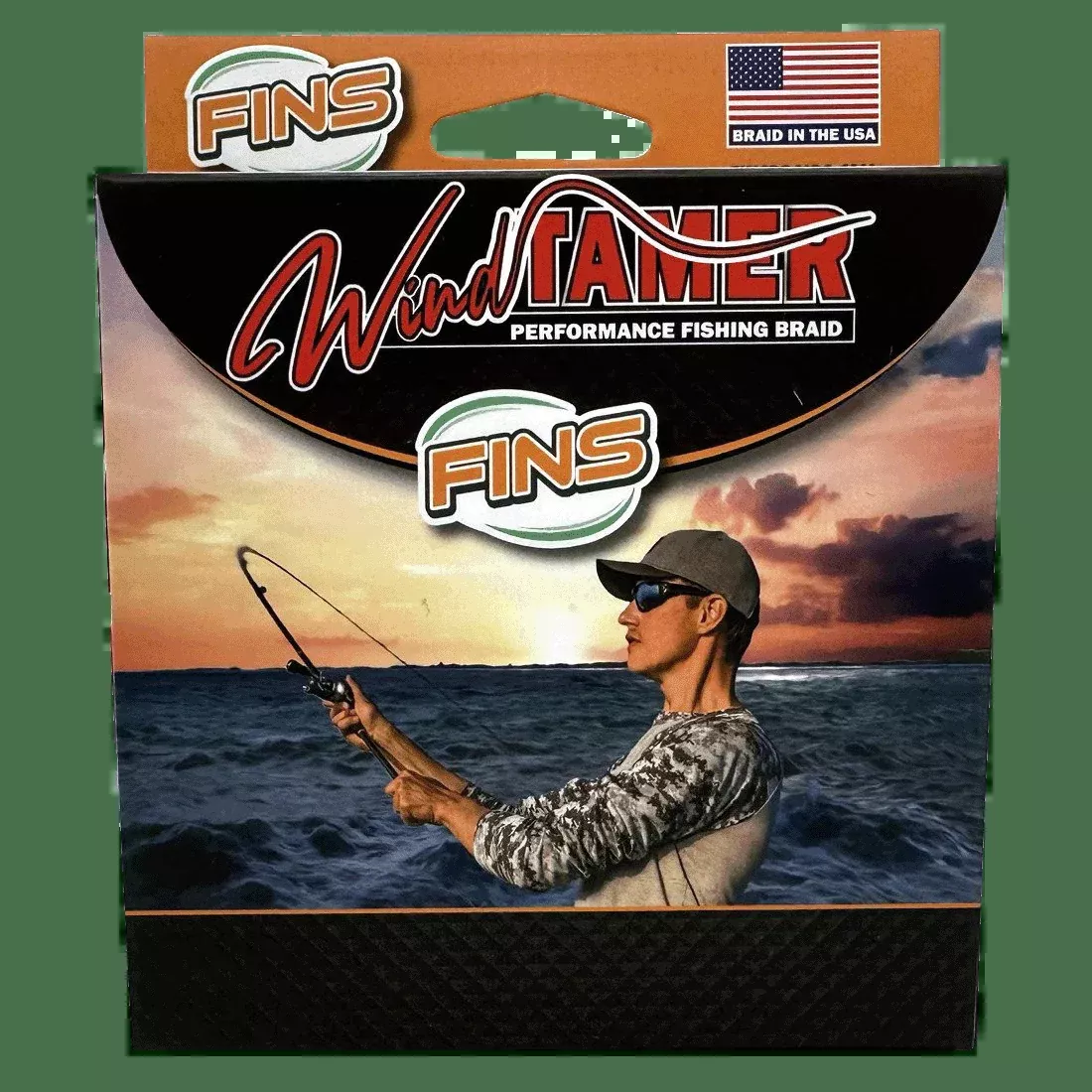 FINS Windtamer Braided Fishing Line - 10 lb. to 50 lb.