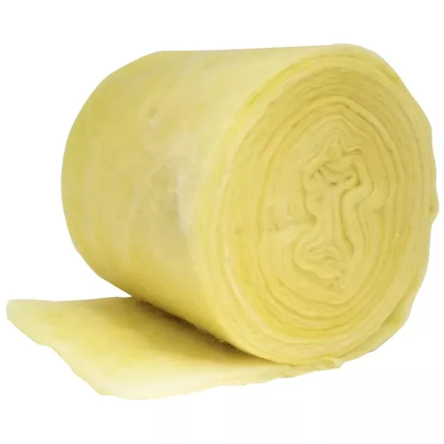 Frost King 6" Unfaced Fiberglass Pipe Insulation Wrap - 25'