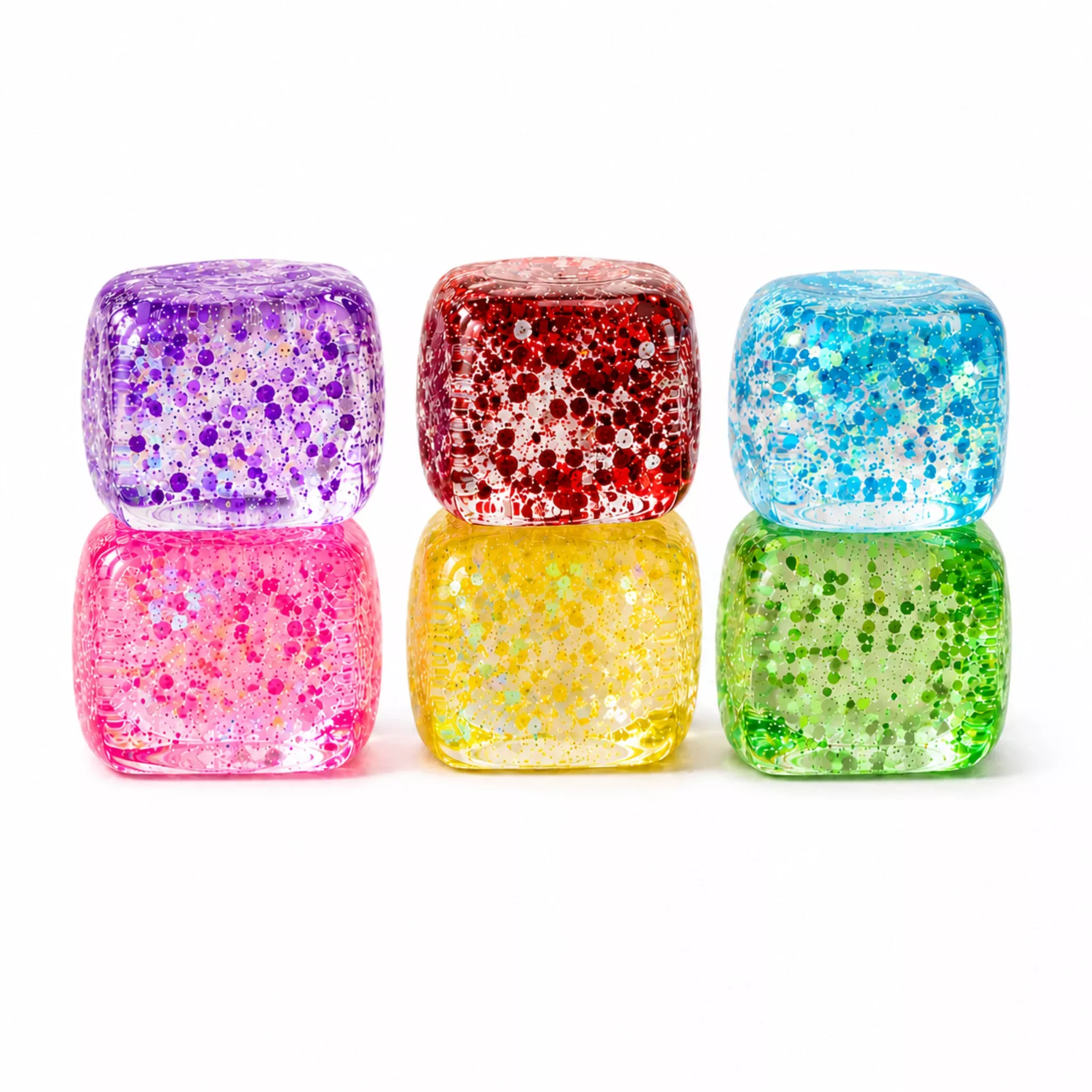 Glitter Squishy Cube