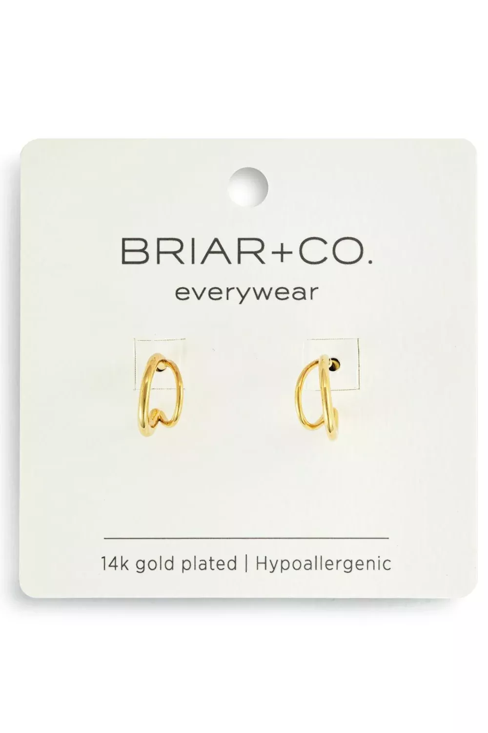 Gold Split Hoop Earring