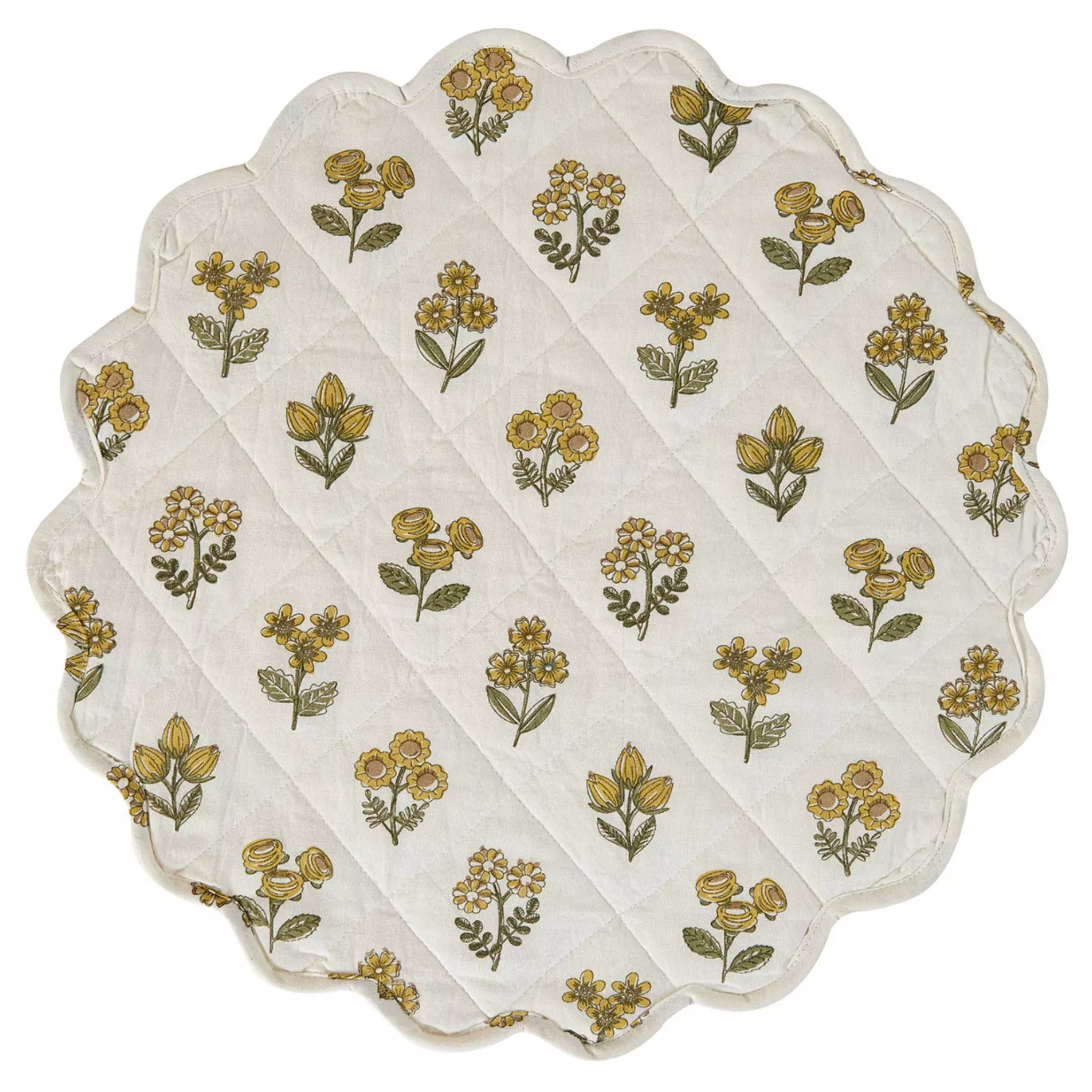 Golden Acres Round Placemat