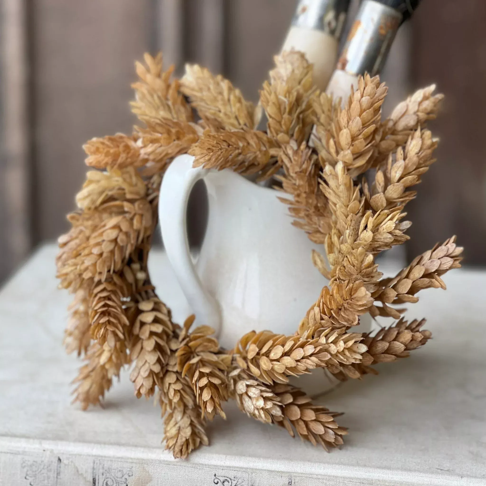 Golden Hops Candle Ring