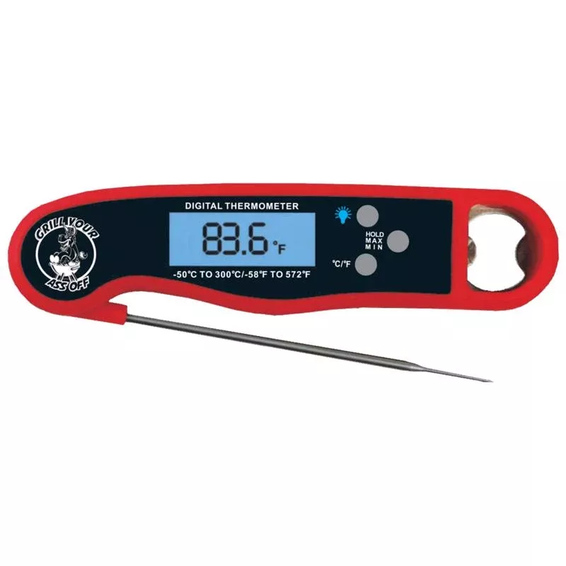 Grill Your Ass Off! Digital Meat Thermometer