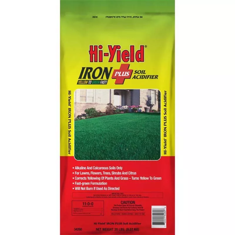 Hi-Yield Iron Plus Soil Acidifier Pellets - 20 lb.