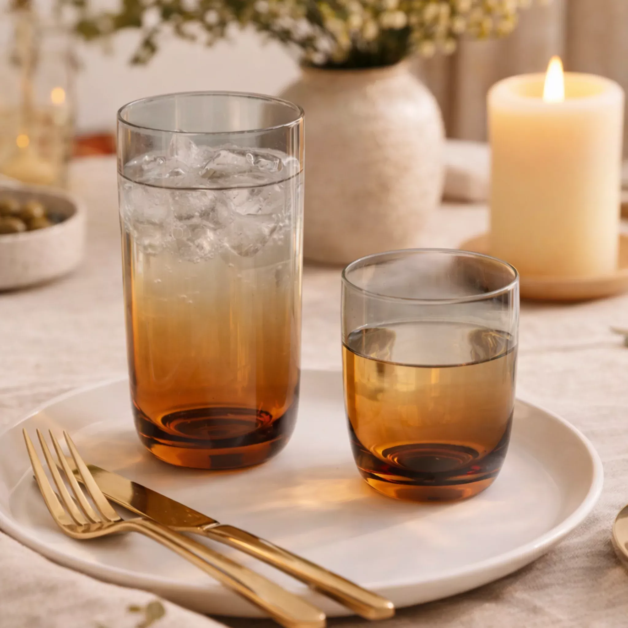 Iridescent Drinking Glass