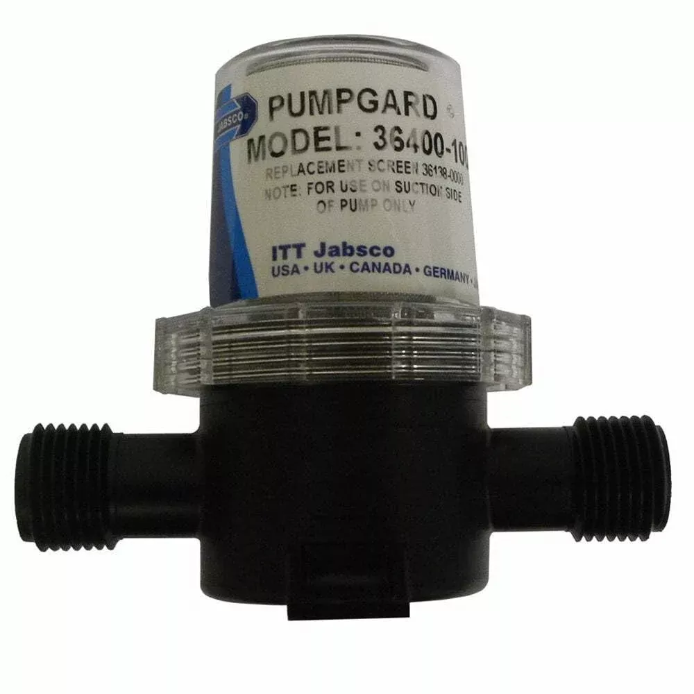 Jabsco Pumpgard in-Line Pump Guard Strainer with 1/2-Inch Threads