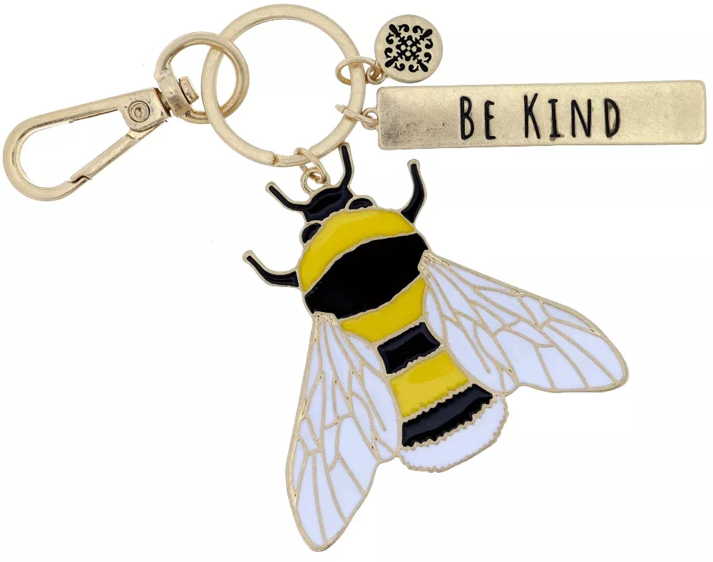 Jane Marie "Be Kind" Bumblebee Keychain