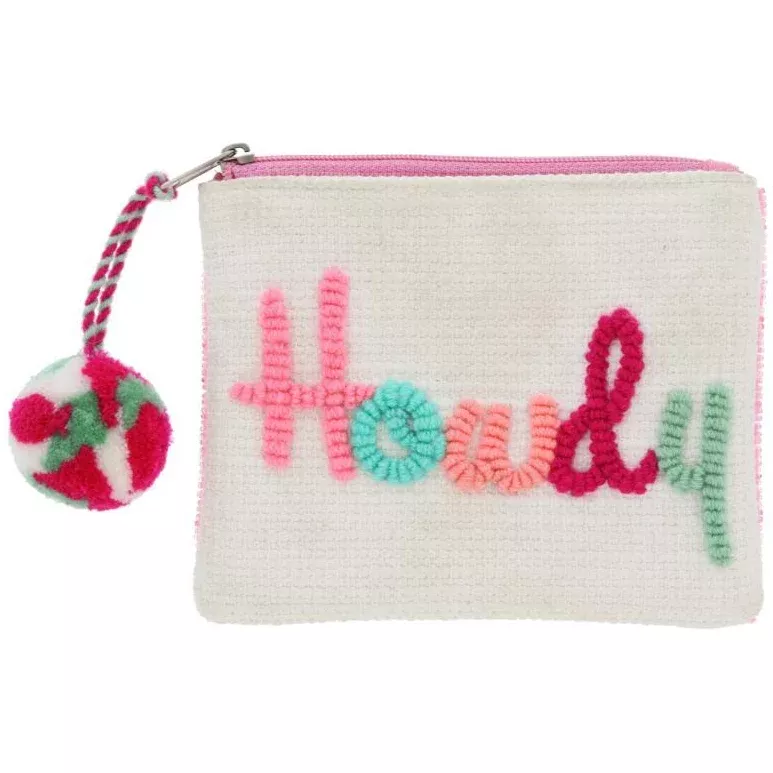 Jane Marie Cotton Zipper Coin Pouch - 4.5" x 5"