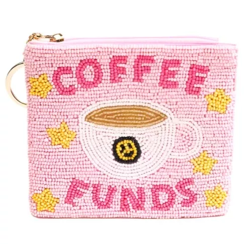 Jen & Co. Ricki Beaded Coin Pouch