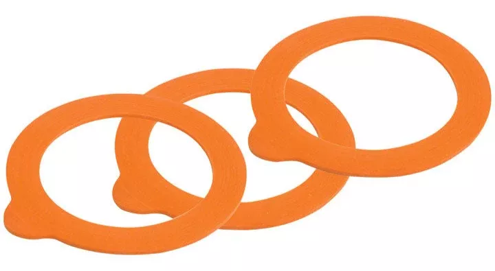 Kilner Standard Sized Rubber Canning Jar Seals - 6 pc.