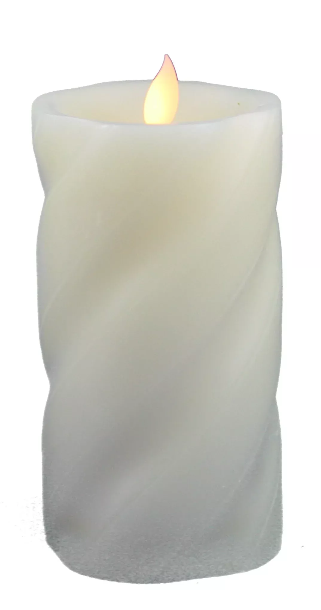 LED Soreal Twisted Candle - Bisque - 3x6.5