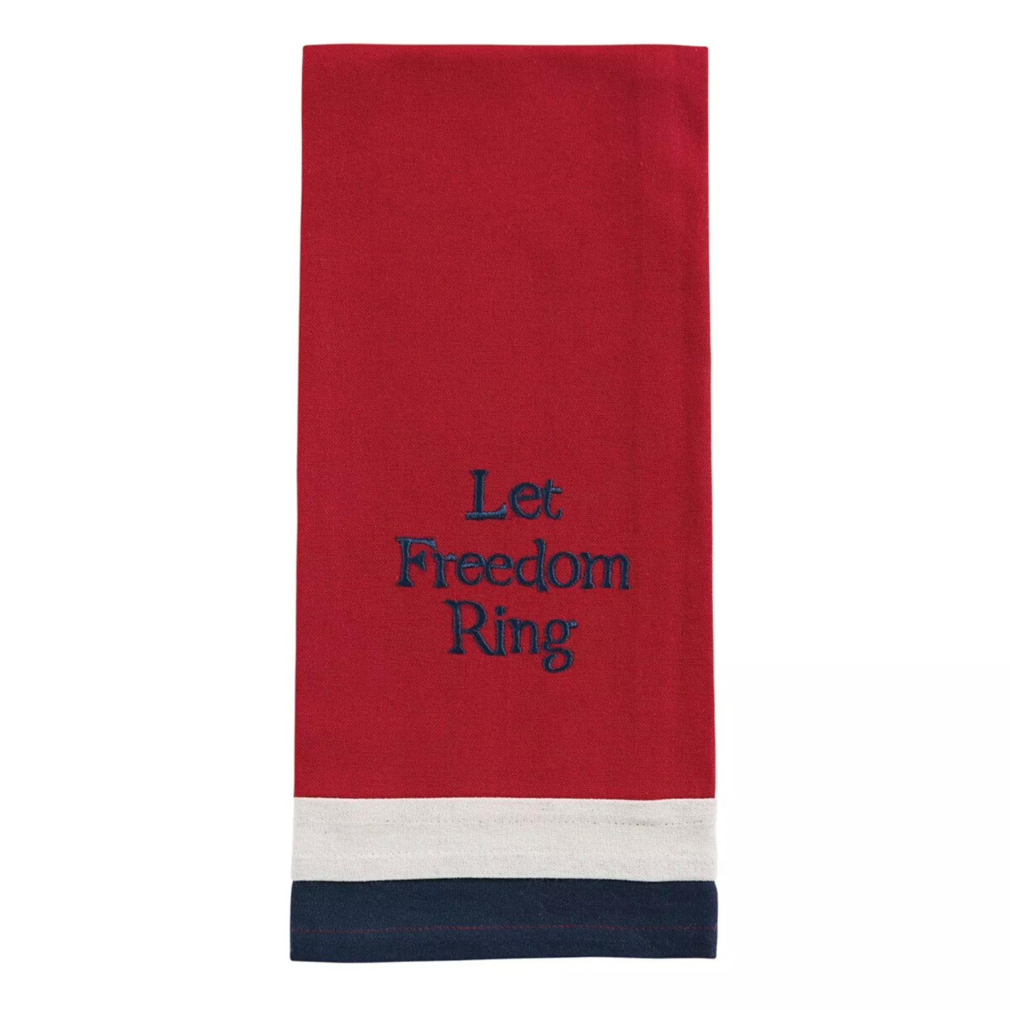 Let Freedom Ring Flag Dishtowel