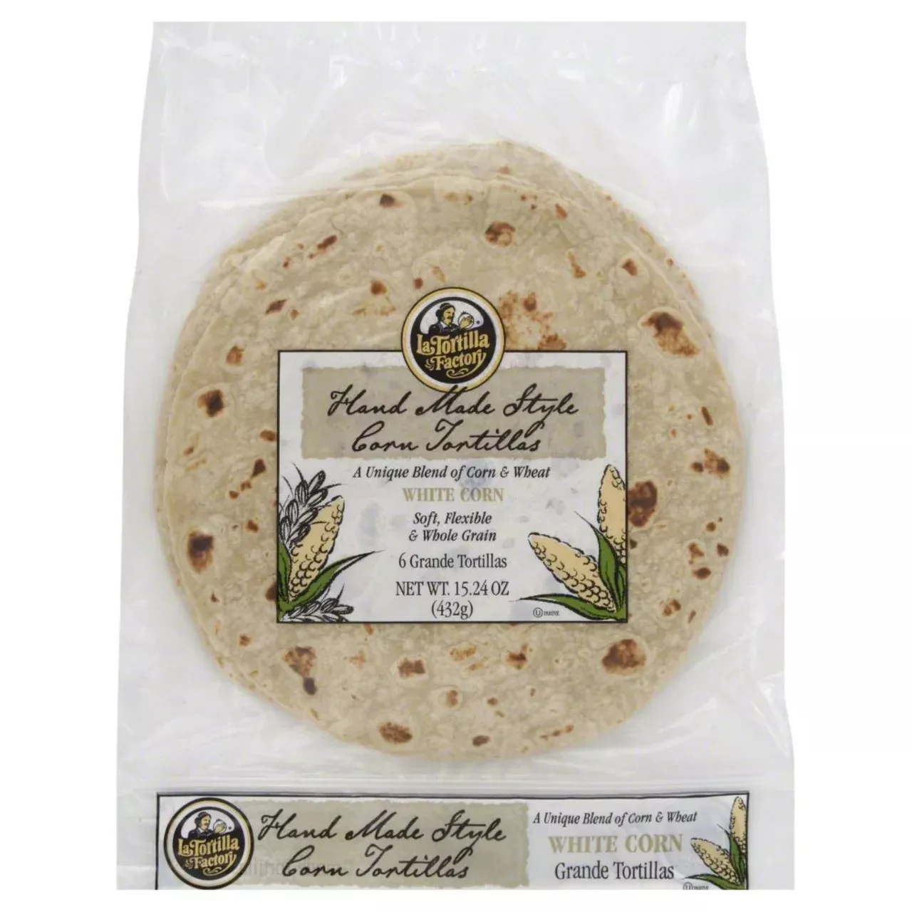 Lt Grande Wht Corn Tort- Case Of 12 - 6.00 - La Tortilla Factory