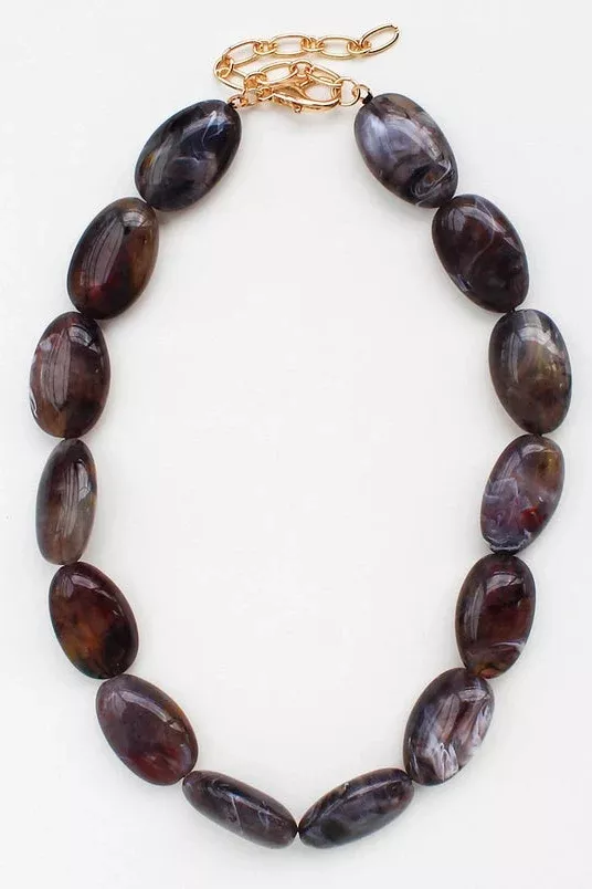 Marble Bead Necklace