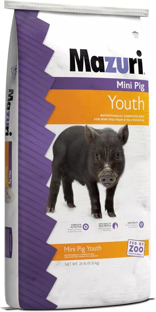 Mazuri Complete Mini Pig Pelleted Feed - 25 lb.