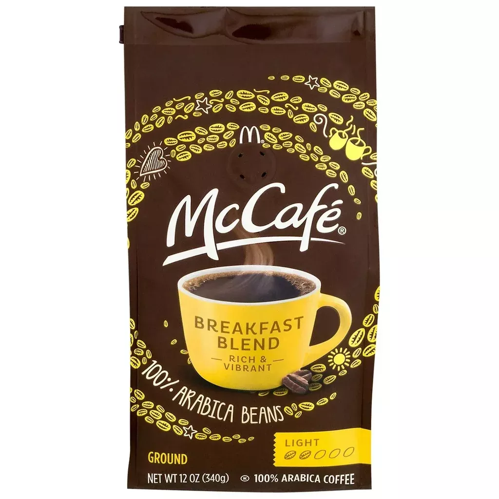 McCafe Breakfast Blend, Medium Roast, Ground Coffee, 12 oz