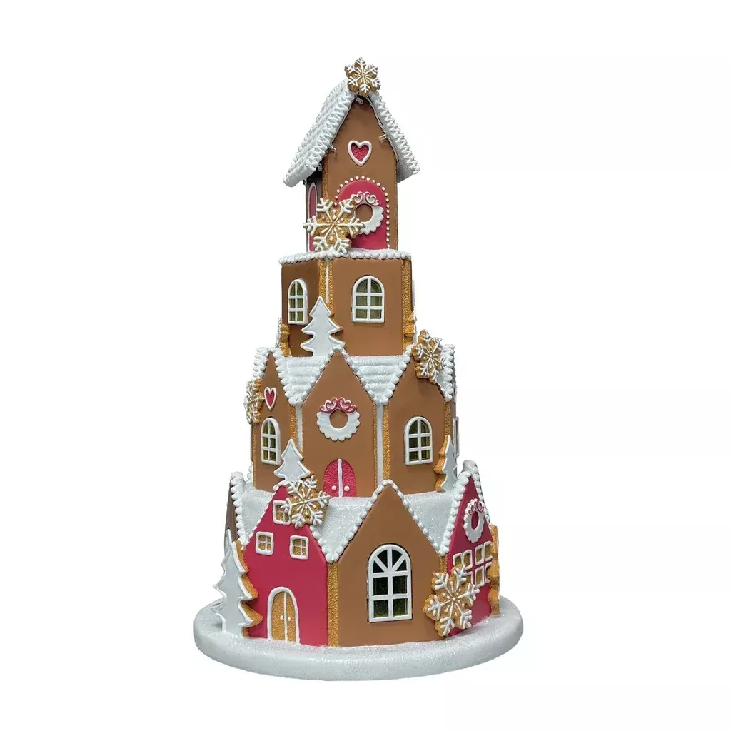 Member's Mark 16" Pre-Lit Gingerbread Village