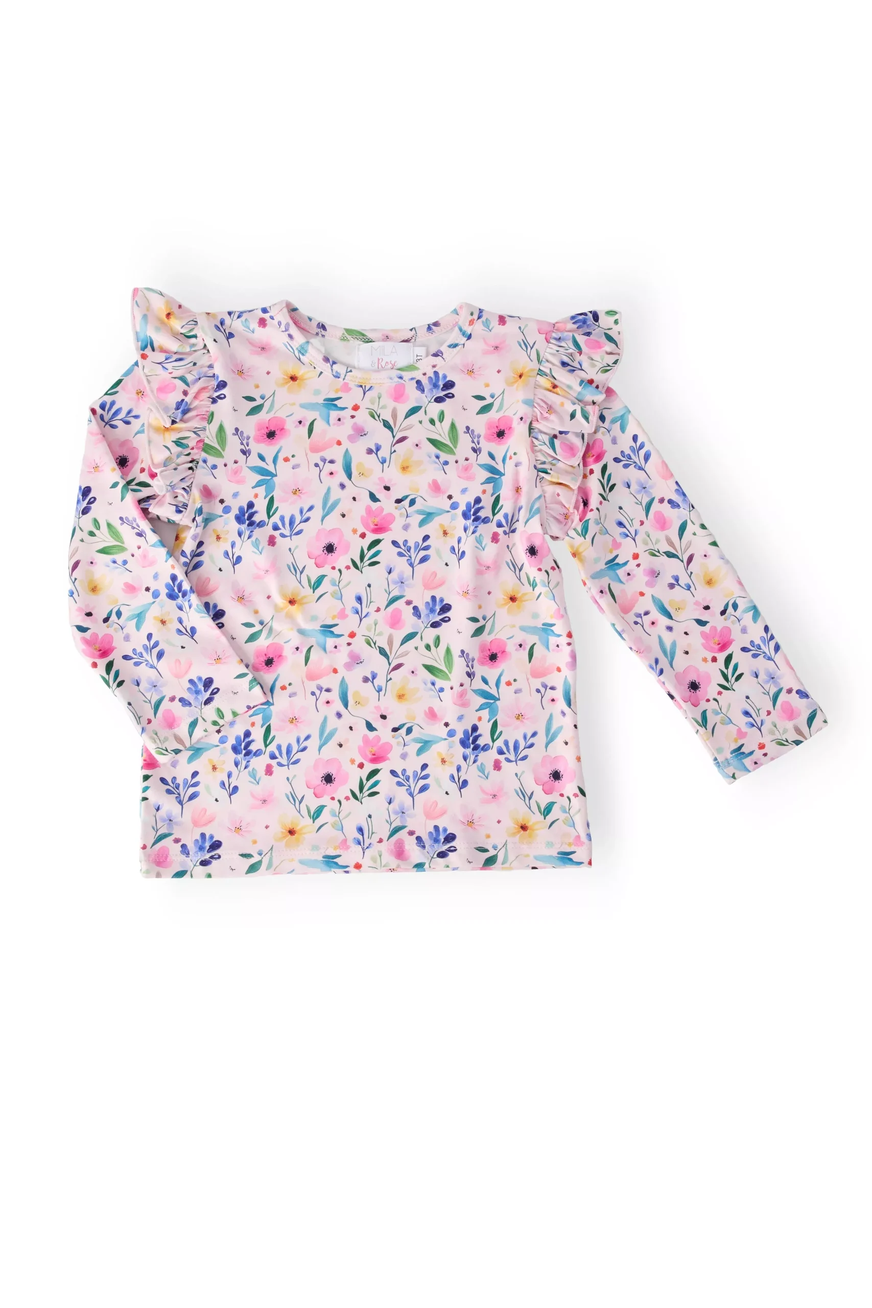 Morning Meadows L /S Ruffle Tee