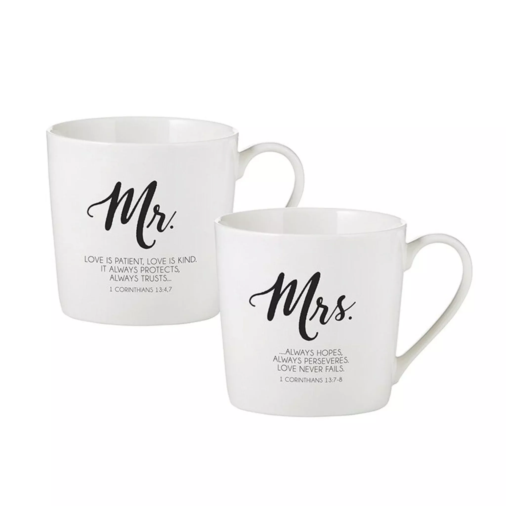 Mr. & Mrs. Cafe Mugs Set