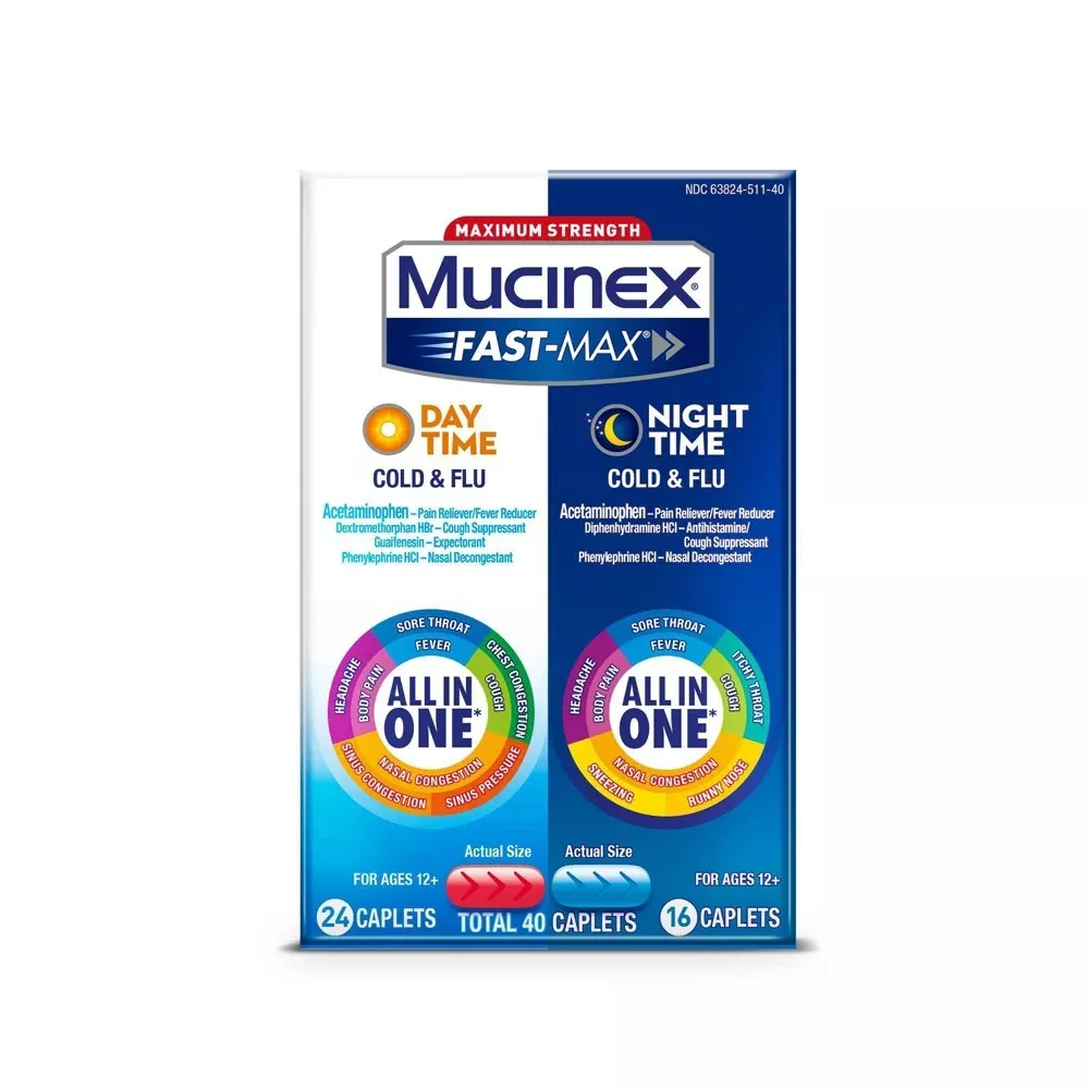 Mucinex Fast Max Day/Night Cold & Flu