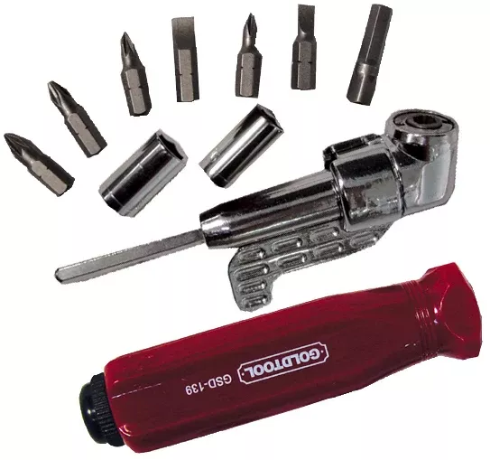 Nippon GSD140 ANGLE DRIVER BIT SET 6 BITS + 2 NUTS