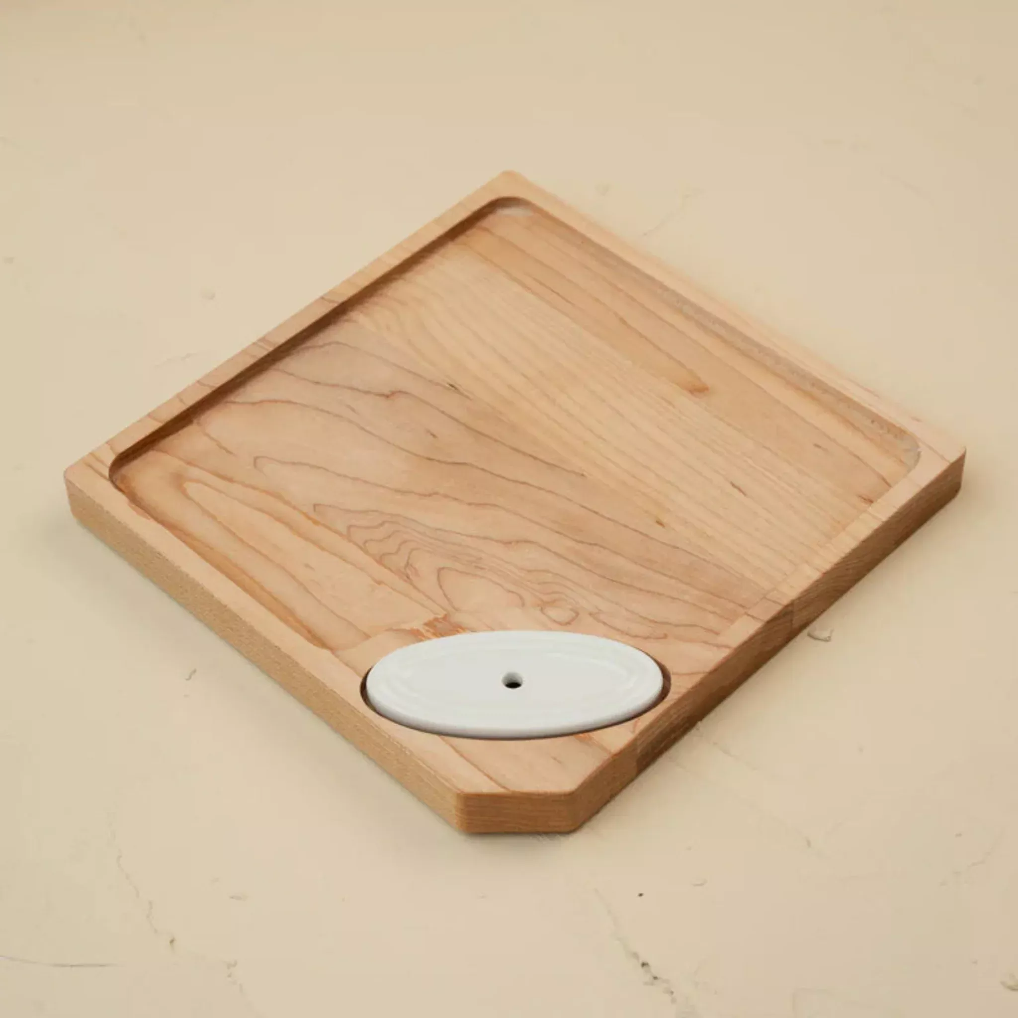 Nora Fleming Maple Cheese Board