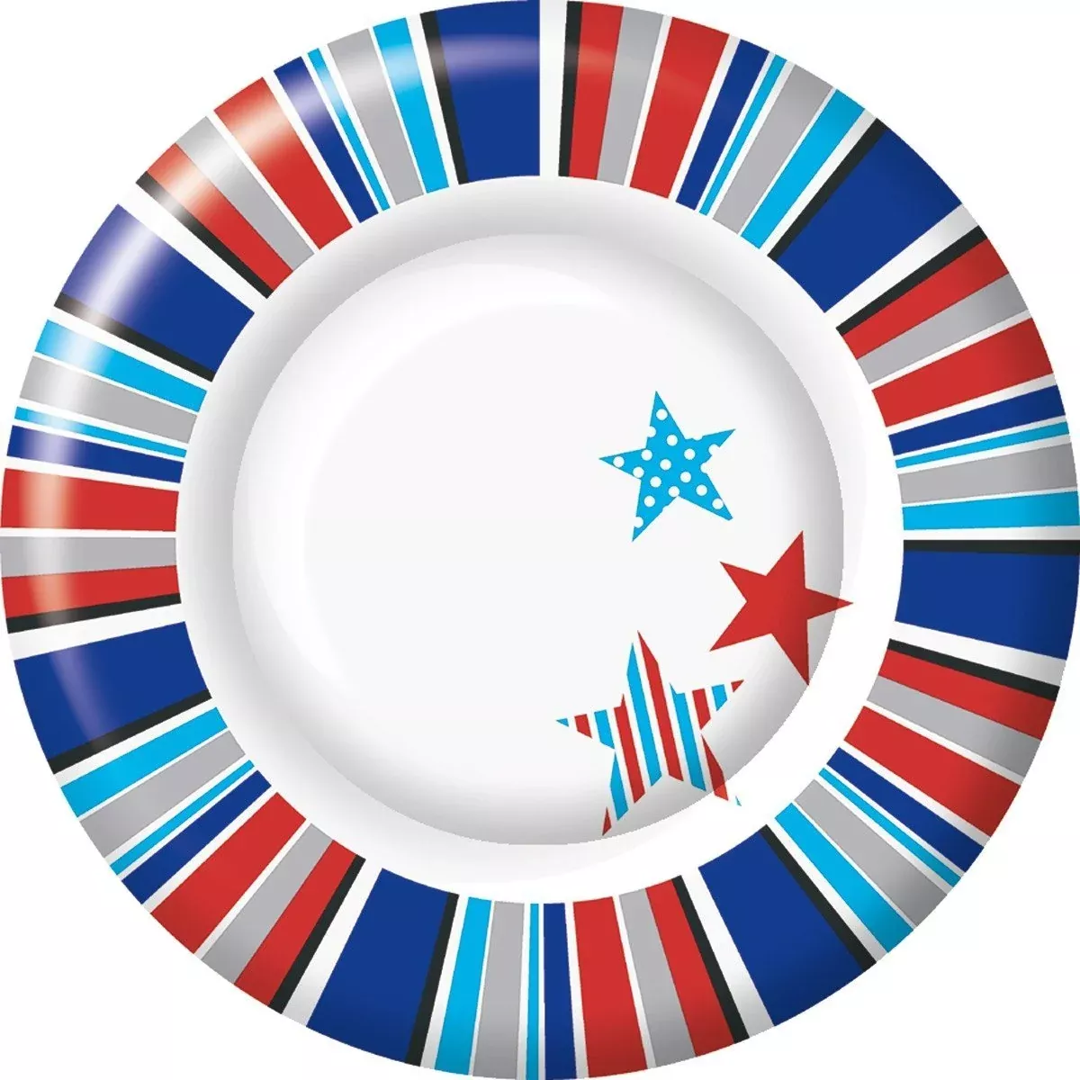 Patriotic Picnic Star - Salad /Dessert Plate