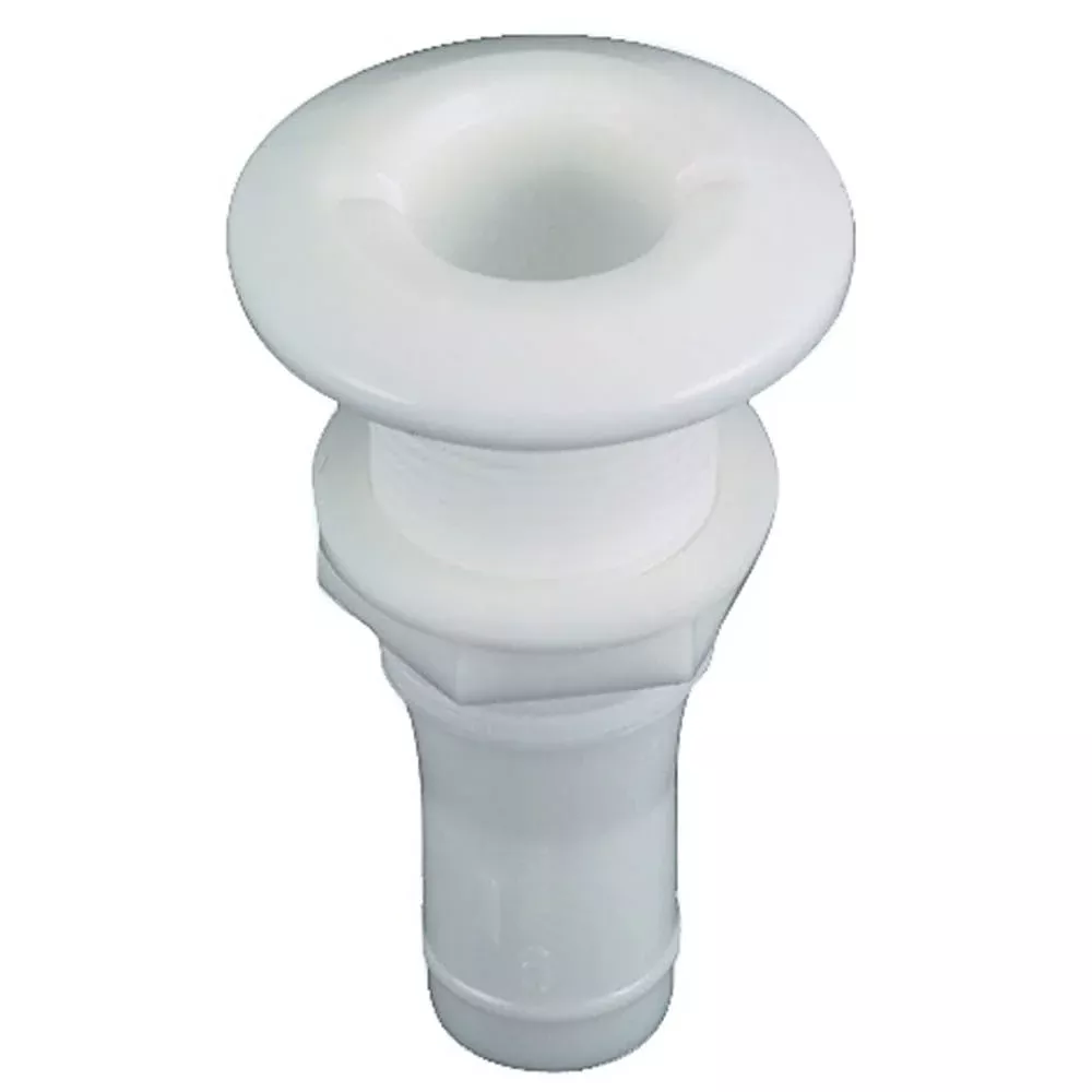 Perko Thru-Hull Connections - 1/2" White Plastic