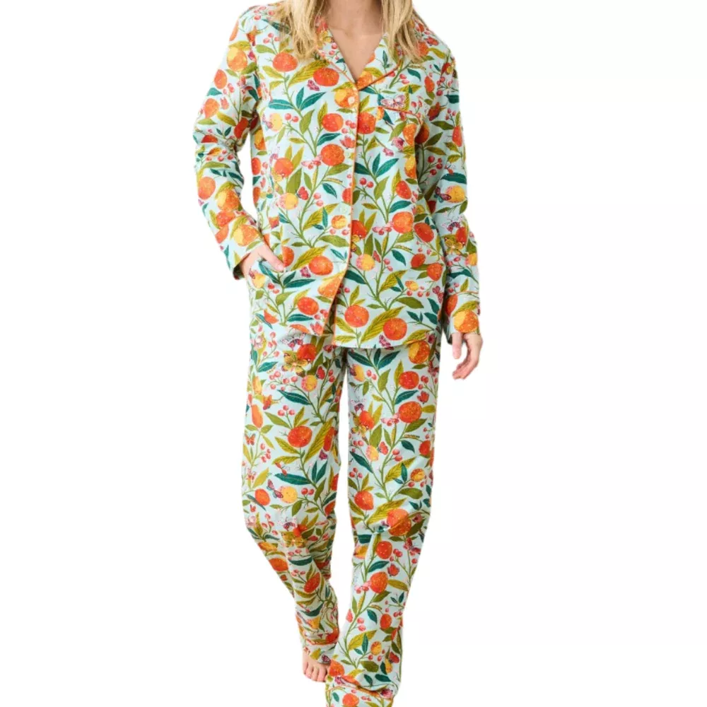 Printfresh Butterfly Grove Long Pajama Set